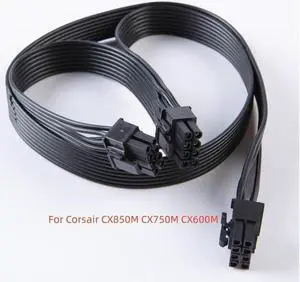 PCI express 8pin to Dual 6+2Pin Power supply Cable PCIe 8 Pin 1 to 2 Spliter For CX850M CX750M CX600M CX500M CX430M PSU