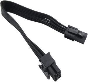 (2-Pack) ATX 4 Pin to Motherboard CPU 8 Pin Converter Adapter Extension Cable for Power Supply with ATX 4 Pin Port 9.5-inch(24cm)