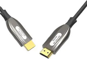 8K HDMI 2.1 Fiber Optic Cable 50FT, Slim 48Gbps High Speed HDMI In-Wall -4K@120Hz 144Hz 8K@60Hz, HDCP 2.2&2.3, Dynamic HDR,eARC,DTS:X,RTX 3090,Dolby