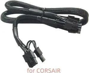 New 8P TO DUAL 8PIN PCIE VGA POWER CABLE for CX550M CX650M CX750M RM650X