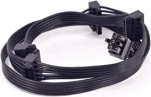 PCIe GPU 6Pin Male 1 to 4 SATA 15Pin Power Supply Cable Minning Cable for RM HX AXi Serial PSU RM450 RM550 RM650 RM750 RM850 HX650 HX750 HX850 HX1200 AX760i AX860i AX1200i