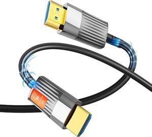 Slim 16 Feet Fiber Optic HDMI 2.0 Cable 4K at 60Hz and 18Gbps Pro Series for in-Wall Installation