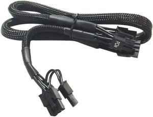 Power Supply Cable GPU PCIE Dual 8-pin Replacement for HX RM 750mm Type 4 HX1200 RM1000i / CX450M CX650m RM550X RM650X RM1000X RM750 RM850 80 Plus/SF SF450 SF600 SF750 80Plus