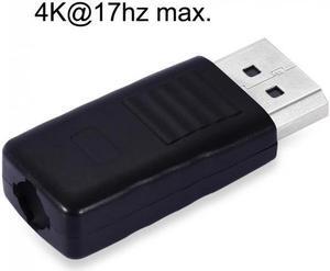 Aomoproing  Virtual Display Adapter DP Displayport Dummy Plug Headless Ghost Display Emulator 2560x1600p@60Hz
