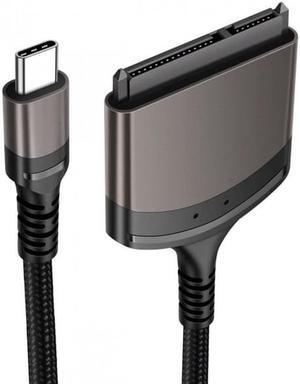 Aomoproing UC-146-SL 5Gbps USB-C Type-C to SATA 22 Pin Adapter Cable for 2.5" Hard Disk Driver SSD Laptop