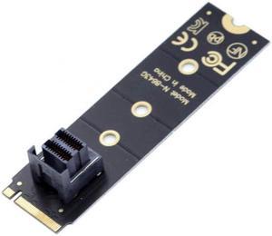 Aomoproing  22x80mm U.2 Kit SFF-8639 NVME PCIe4.0 SSD Adapter for Mainboard SSD 750 p3600 p3700 M.2 SFF-8643 Mini SAS HD