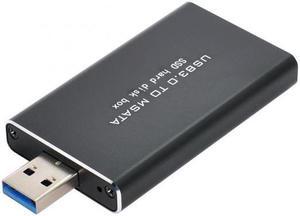 Aomoproing Mini PCI-E mSATA to USB 3.0 External SSD PCBA Conveter Adapter Pen Driver Card with Case