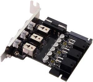 Aomoproing  3 Hard Disk Control System Intelligent Control Management System HDD SSD Power Switch with Low Profile Bracket