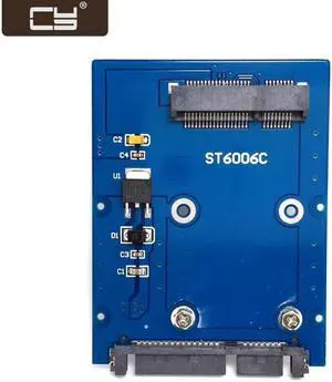 Aomoproing  Slim Type Mini PCI-E mSATA SSD to 2.5" SATA 3.0 22pin HDD Adapter Hard Disk PCBA