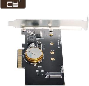 Aomoproing PCI-E 3.0 x4 to M.2 NGFF M Key SSD Nvme Card Adapter PCI Express with Power Failure Protection 4.0F Super Capacitor