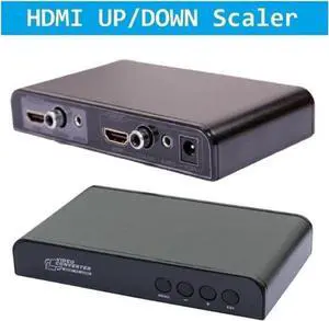 HDMI to HDMI Video Converter, Left-right Mirror TB Mirror Over Turn UP/Down Scaler (Mirror around,flip) Coaxial 3.5mm Audio Separation Mixture