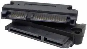 Aomoproing 3.5" & 2.5inch SATA 22Pin 7+15 Male to SATA 22P 7+15 Female extension convertor adapter with screw holes