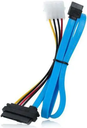 Aomoproing Hard Disk SAS Cable 29Pin to 1* SATA 7PIN HDD Cable 70cm
