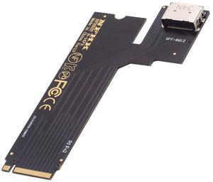 Aomoproing PCI-E 4.0 M.2 M-key to Oculink  Host Adapter for 2022 2023 ThinkBook 14+ External Graphics Card & SSD