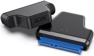 Aomoproing   5Gbps Micro USB 3.0 to SATA 22Pin 7+15 Enclosure Adapter for 2.5" Hard Disk Drive SSD HDD Mass Storage Class