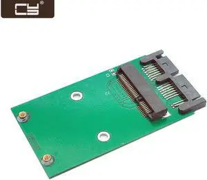 Aomoproing   Mini PCI-E mSATA SSD to 1.8" Micro SATA 7+9 16pin Adapter Add on Cards PCBA for SSD Hard Disk