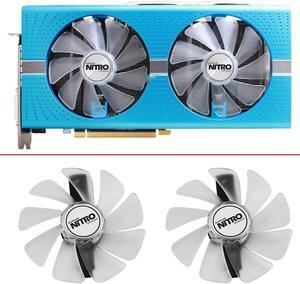 2PCS 95MM CF1015H12D Cooler Fan Replacement For Sapphire NITRO RX590 RX580 RX570 RX480 RX470 4N001-02-20G Graphics Card Fans
