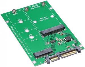 Aomoproing 2 in 1 Combo Mini PCI- E 2 Lane M.2 NGFFmSATA SSD to SATA 3.0 III Adapter Converter PCBA