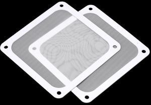Magnetic Frame Mesh Dust Filter PC Cooler Fan Filter with Magnet Dustproof Computer Case Cover Net - 120mm White