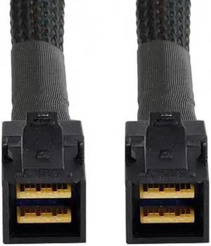 Aomoproing Internal Mini SAS HD SFF-8643 to Mini SAS High Density HD SFF-8643 Data Server Disk Raid Cable 50cm Aomoproing Internal Mini SAS HD SFF-8643 to Mini SAS High Density HD SFF-8643 Data Server Disk Raid Cable 50cm