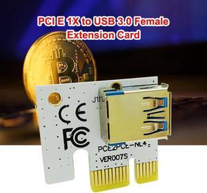 VER006S PCI-E Riser Card 60CM USB 3.0 Cable PCI Express 1X to 16X Extender PCIe Adapter for GPU Graphics Card