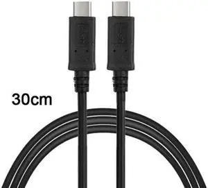 Aomoproing 30cm USB-C USB 3.1 Type C Male Connector to Male Data Cable for TabletPhoneMacbookHard Disk Drive Aomoproing 30cm USB-C USB 3.1 Type C Male Connector to Male Data Cable for TabletPhoneMacbookHard Disk Drive