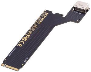 Aomoproing  PCI-E 4.0 M.2 M-key to Oculink  Host Adapter for 2024 ThinkBook 14+ AMD8845 External Graphics Card & SSD
