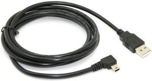 Aomoproing Mini USB B Type 5pin Male Right Angled 90 Degree to USB 2.0 Male Data Cable 6ft 1.8m
