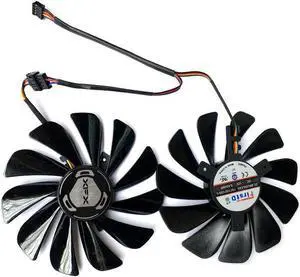 Original NEW 95MM 2PCS FDC10U12S9-C 4PIN GPU Cooler Graphics RX5500 XT Fan XFX Radeon RX 5600 5700 XT RAW II Graphic Cards Fans