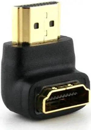 Aomoproing 90 Degree Down Angled HDMI 1.4 Male to Female Extension Adapter Converter