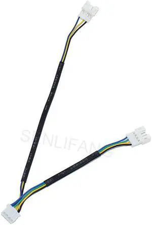 For Cooling Fan Cable Video Cards' GPU Graphics Cards Connector one 4pin Conector To Dual Conectors 4pin* 3pin