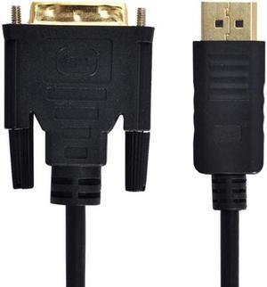 Aomoproing DisplayPort DP Male Source to DVI Male Single Link Video Cable 6ft 1.8m for DVI monitor
