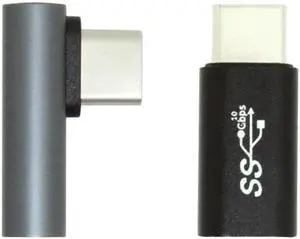 Aomoproing 2pcs/lot Low Profile AngledStraight USB 3.1 Type C Male to USB-C Female Power Data 10Gbps Adapter for NS SwitchPhone Aomoproing 2pcs/lot Low Profile AngledStraight USB 3.1 Type C Male to USB-C Female Power Data 10Gbps Adapter for NS SwitchPhone