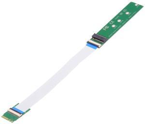 Aomoproing NGFF A+E-Key Male to NVME M-key Female Extension Cable for Laptop Mainboard SSD 2280