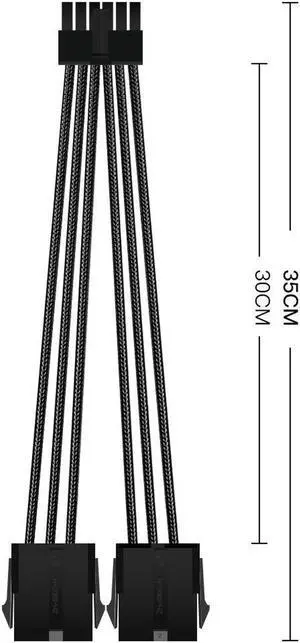 12Pin PCI-E to Dual 8Pin PCI-E Graphics Card Power Adapter Cable 12Pin PCI-E to Dual 8Pin PCI-E GPU Cable