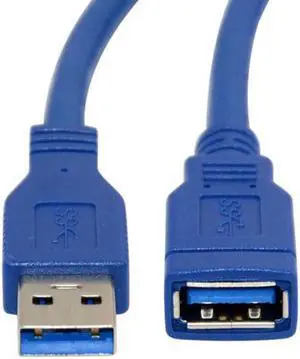 Aomoproing USB 3.0 Type-A Male to Female Extension 1.0M Cable Blue 100cm Aomoproing USB 3.0 Type-A Male to Female Extension 1.0M Cable Blue 100cm
