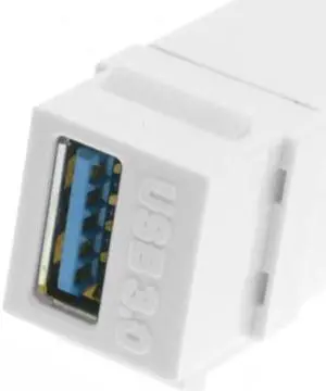 Aomoproing USB 3.0 A Female to A Female Extension Keystone Jack Coupler Adapter for Wall Plate Panel USB Cable