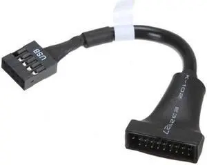 Aomoproing 2.0 9Pin Motherboard Housing Male to USB 3.0 20pin Header Device Female Cable Aomoproing 2.0 9Pin Motherboard Housing Male to USB 3.0 20pin Header Device Female Cable