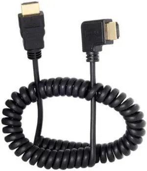 Aomoproing 90 Degree Right Angled HDMI to HDMI Stretch Extension 4K@60hz Cable for HDTV DVB DVD PC 1.2m