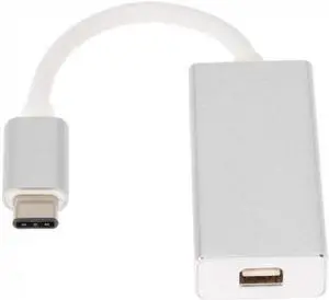 Aomoproing USB 3.1 Type C to Mini DisplayPort DP 1080p HDTV Adapter Cable with Silver Case for Laptop Macbook