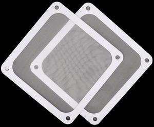 Magnetic Frame Mesh Dust Filter PC Cooler Fan Filter with Magnet Dustproof Computer Case Cover Net - 120mm White