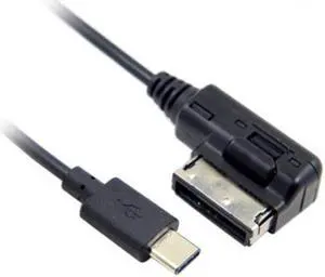 Aomoproing Media In AMI MDI USB-C USB 3.1 Type-C Charge Adapter Cable For Car VW AUDI 2014 A4 A6 Q5 Q7