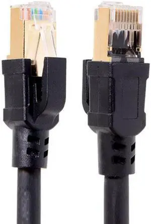 Aomoproing 100cm RJ45 Cat8 Ethernet Network Lan Cable Patch Cord 25/40Gbps for Router Laptop
