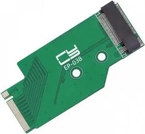 Aomoproing  NGFF NVME M-Key 22x42mm to 22x80mm Male to Female Extension SSD Adapter Compatible with Legion Go Game Boy