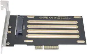Aomoproing PCI-E 3.0 x4 Lane to U.2 U2 Kit SFF-8639 Host Adapter for Intel Motherboard750 NVMe PCIe SSD
