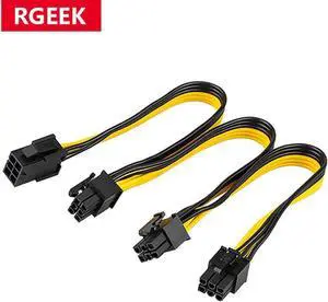 PCI Express 6Pin Female to 3 6 Pin Male PCI-E PCIe Extension Cable Power Supply Splitter for Graphics Video Card Adapter