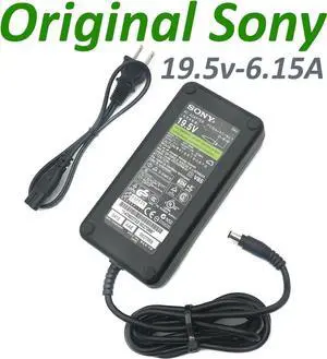 Genuine So-ny PCGA-AC19V7 AC Adapter ADP-120MB For Vaio Laptop W/P.Cord