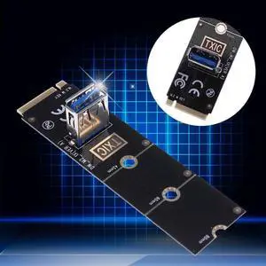 NGFF M.2 to USB3.0 Converter Adapter Graphic card Extender Card M.2 NGFF to PCI-E X16 Slot Transfer Card Mining m2 Riser Card NGFF M.2 to USB3.0 Converter Adapter Graphic card Extender Card M.2 NGFF to PCI-E X16 Slot Transfer Card Mining m2 Riser Card