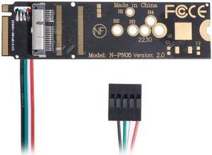 Aomoproing BCM94360CD BCM94360CS BCM943602CS BCM94360CS2 WiFi Card to M.2 NGFF Key-M NVME SSD Adapter