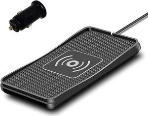 Wireless Charger car Wireless Charging pad Wireless qi Phone Charging Charger pad for car Fast Wireless car Charger Wireless Phone Charger Charging Station 10W Thin Galaxy Note10/S10/S9/S8(C3)